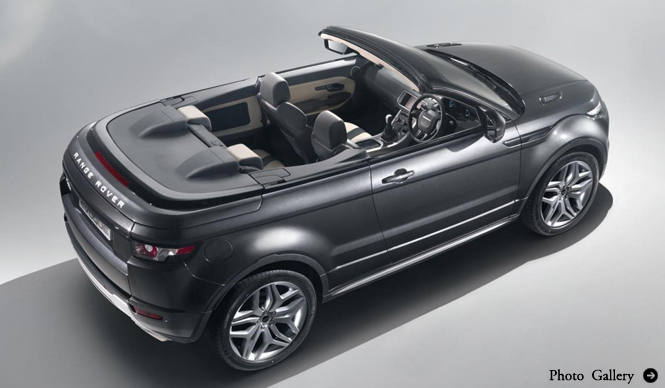 イヴォーク コンバーチブル コンセプト ジュネーブモーターショーに登場｜Range Rover