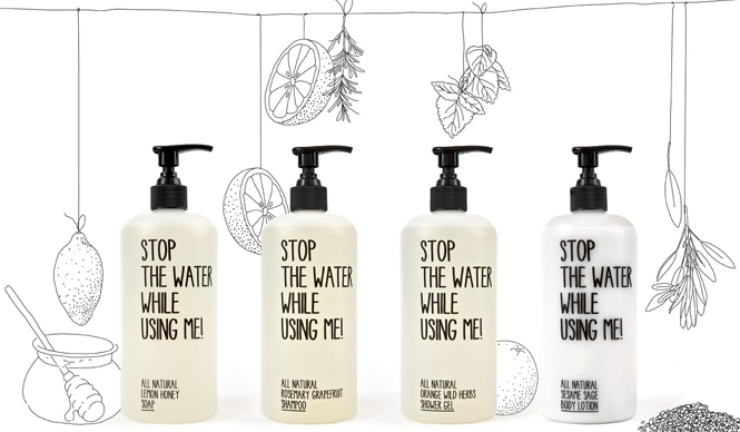 STOP THE WATER WHILE USING ME！｜世界初、水を守るために生まれたヘア・ボディケアブランド