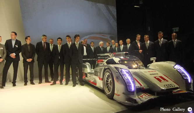 アウディ R18 e-tronでル・マン出走|Audi