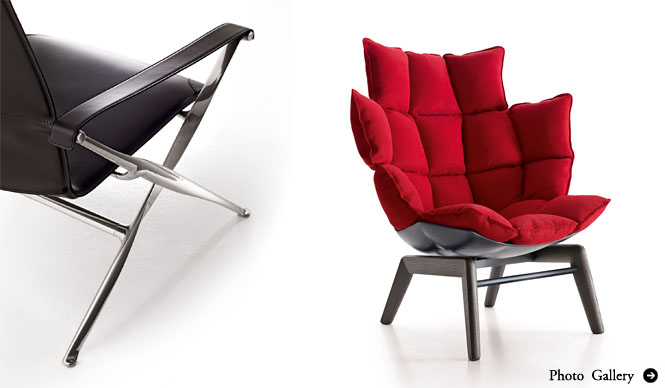 B&B Italia｜デザイン界の巨匠による最新チェア「BEVERLY」&「HUSK」