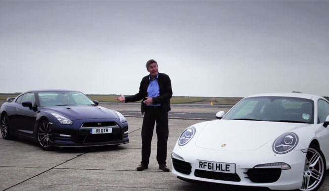 日産GT-R vs. ポルシェ911 カレラ S｜Porsche｜日産