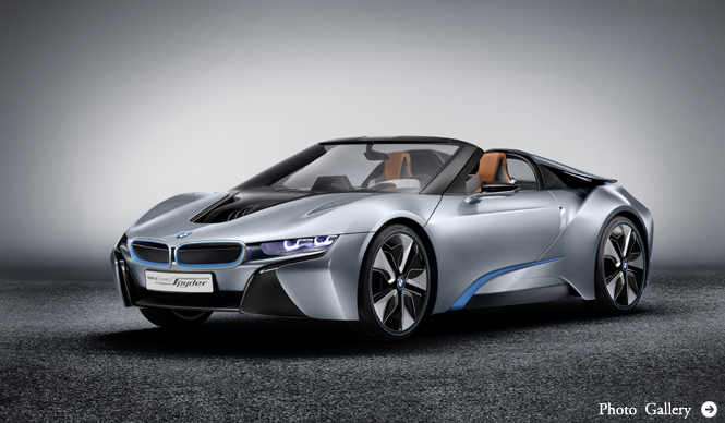 i8コンセプトにスパイダーが登場|BMW