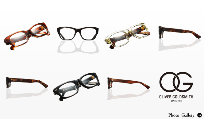 OLIVER GOLDSMITH｜不朽の名作アイウェアがセルロイドで復刻