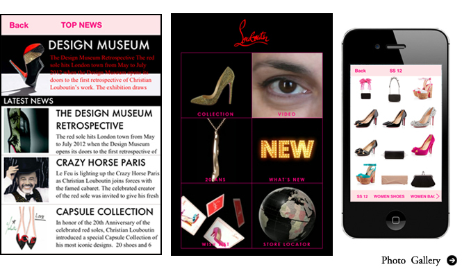 CHRISTIAN LOUBOUTIN│iPhone、iPod Touch向けのアプリがローンチ！