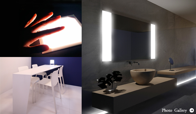 エコで薄くて、自由度の高い画期的な有機EL照明