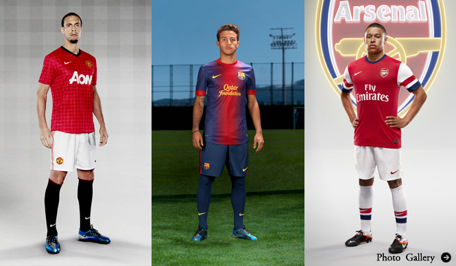 NIKE｜人気3チームの2012-13シーズン新ユニフォーム発表