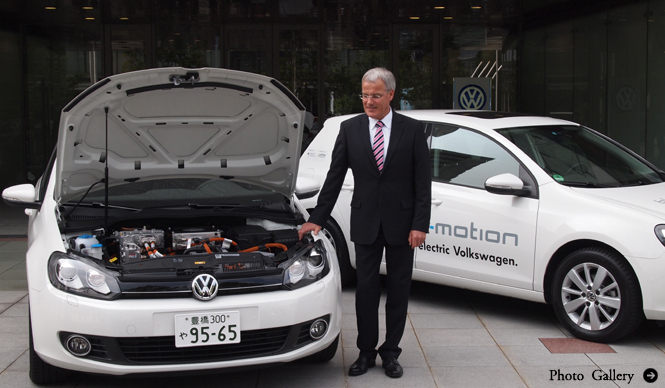 ゴルフ blue-e-motion、来日｜Volkswagen