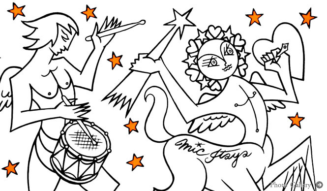 MIC＊ITAYA│オリジナル・ドローイング＆エッセイ「THE RUDE BAND OF THE SPHERES」