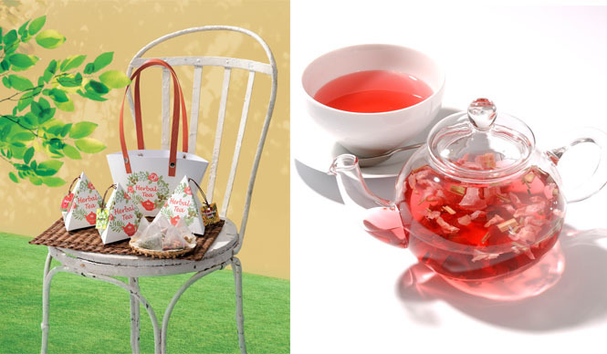 EAT｜ロクシタンカフェのテトラ型ティーバッグ