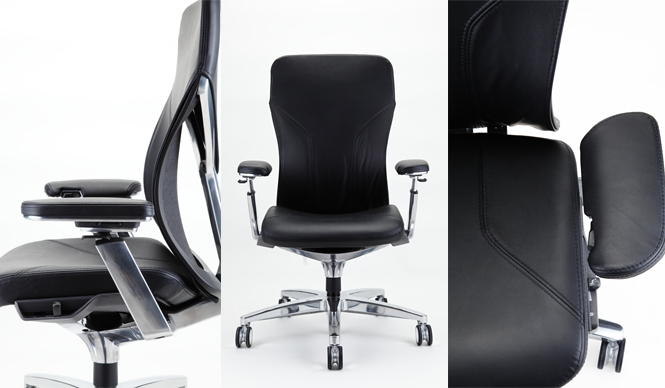 Allsteel|Facebook本社でも使用しているオールレザーワーキングチェア
