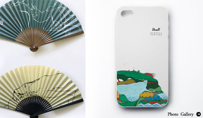 HOWLT｜BARNEYS NEW YORKコラボ「扇子&iPhoneケース」