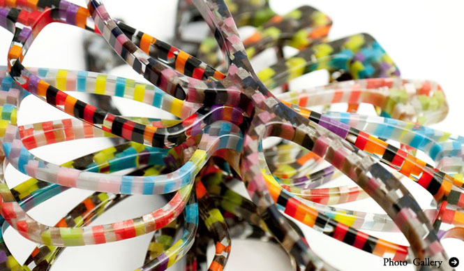 alain mikli｜待望の新作アイウェア「カラフルダミエ」