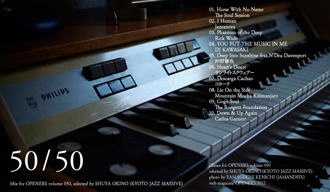 Mix for OPENERS Vol.50｜iTunes｜沖野修也｜selected by SHUYA OKINO