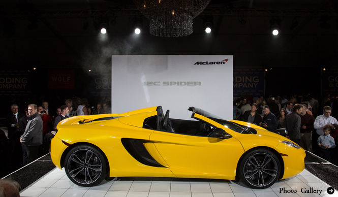 MP4-12Cスパイダー世界初公開｜McLaren