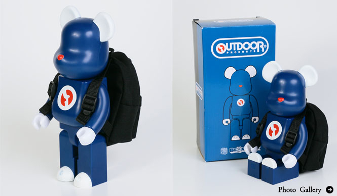 OUTDOOR PRODUCTS｜定番デイパックを背負った400％サイズBE@RBRICK限定販売