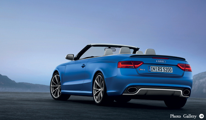 RSシリーズの最新作は、「RS5」のオープン版となる最速のカブリオレ｜Audi