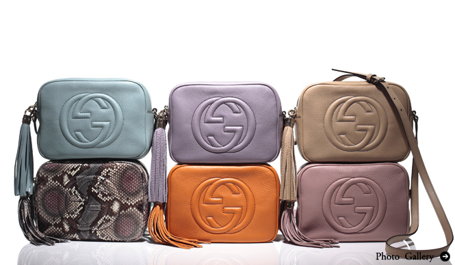GUCCI｜日本限定色を携え、大人気の「ソーホー」に新作登場！