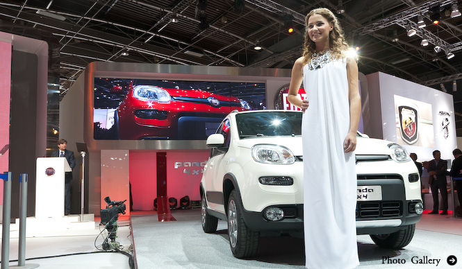 フィアット500L、パンダ4x4などをパリモーターショーに出展|Fiat
