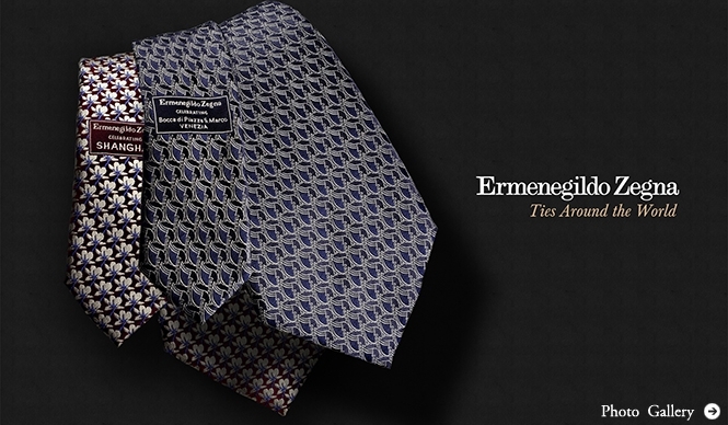 Ermenegildo Zegna|世界の都市からインスパイアされた限定ネクタイ