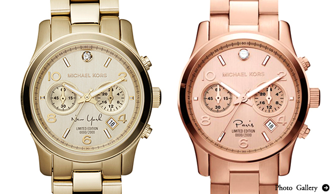 MICHAEL KORS│ニューヨークとパリがモチーフの限定ウォッチが発売