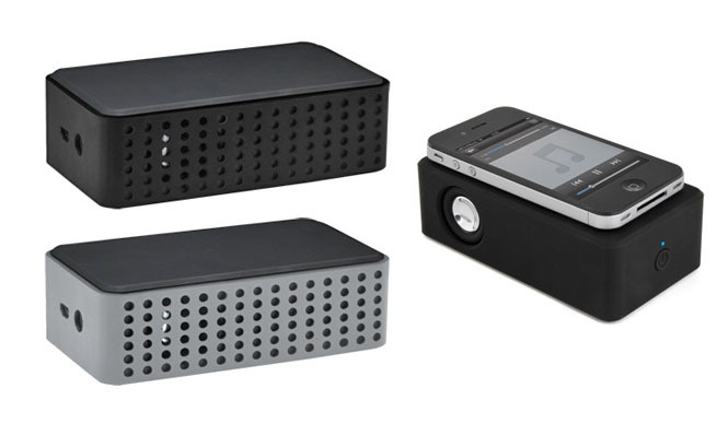 RESTIR｜スマホをのせるだけでパワフルサウンドが楽しめるスピーカー「タッチアンプ」