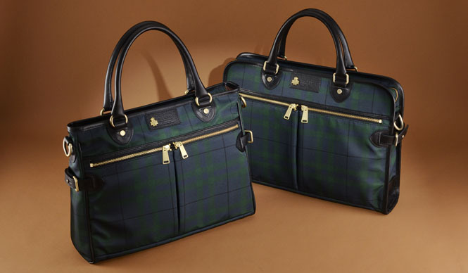 F.CLIO|伊勢丹新宿店別注・ブラックウォッチ柄ビジネスバッグ発売