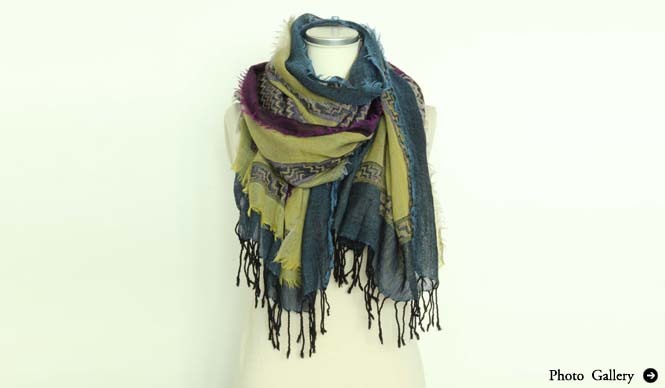 ahujasons｜藤巻百貨店にて新作ウールショールを販売開始 