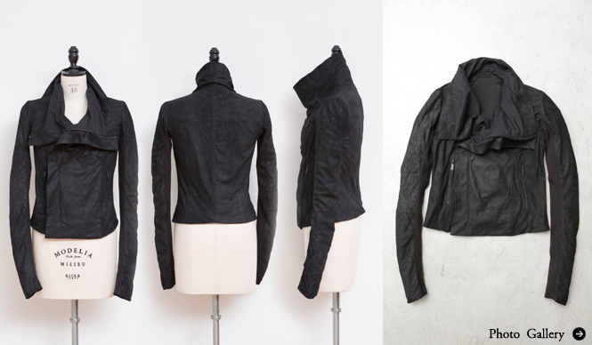 Rick Owens｜漆黒に染められた特別仕様のレザージャケットを限定リリース