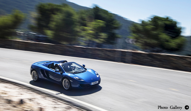 MP4-12Cスパイダーに試乗｜McLaren