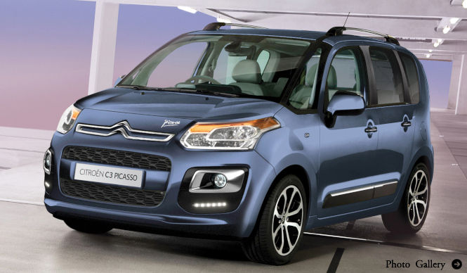 C3ベースのミニバン C3ピカソ英国発売｜Citroen