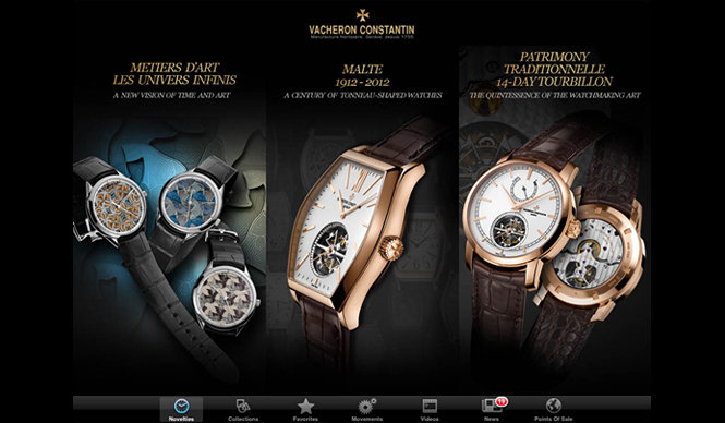 VACHERON CONSTANTIN｜マニュファクチュールの技術と美しさに迫るiPadアプリ