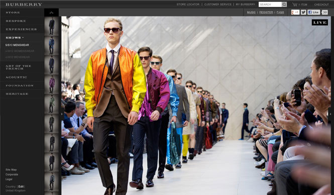 BURBERRY│今回もミラノからライブストリーミング！