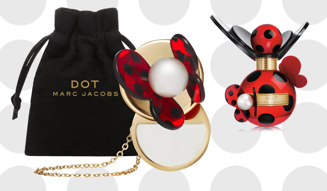 MARC JACOBS｜「ドット マーク ジェイコブス」の限定ソリッド パフューム ネックレス発売