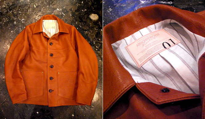 ANACHRONORM|2013春夏コレクション プレビューイベントでレザージャケット限定発売