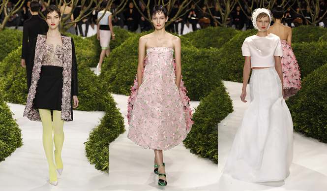 萩原輝美｜ラフ・シモンズがかけるDiorの魔法。目覚めよ、春の花！