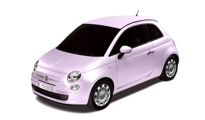 フィアット500に花をモチーフにしたカラーの限定車登場|Fiat