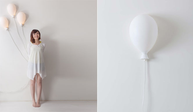 MERCROS|光をあたえ、高く上がるインテリアライト「balloon light」