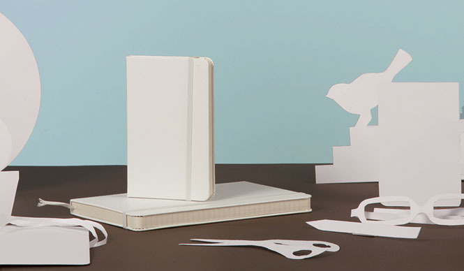 MOLESKINE|ユーザーの想像力を刺激する白いモレスキン「ホワイト ノートブック」