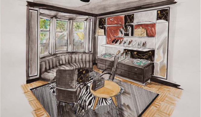 JIMMY CHOO｜ドーバー・ストリートにオープンする新メンズ旗艦店のストア・コンセプトを発表 