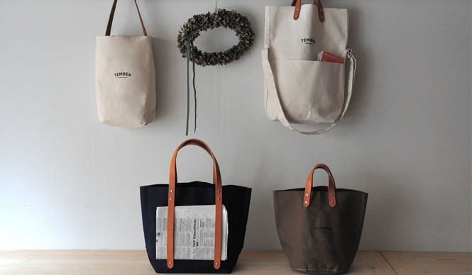 TEMBEA|育てたくなるキャンバスとリネンのバッグ、TEMBEA「LOGO」シリーズに登場