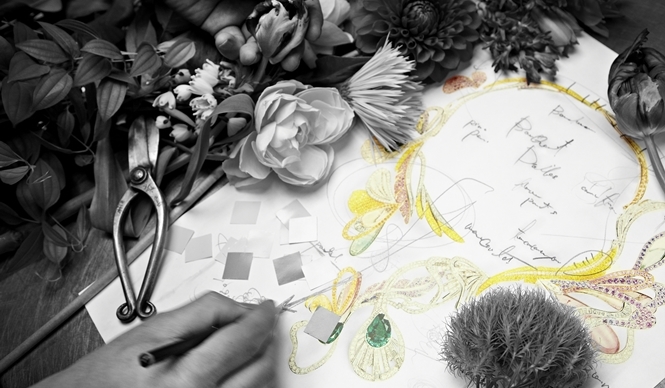 BOUCHERON|ジュエリーとフラワーが織り成すアートな庭園