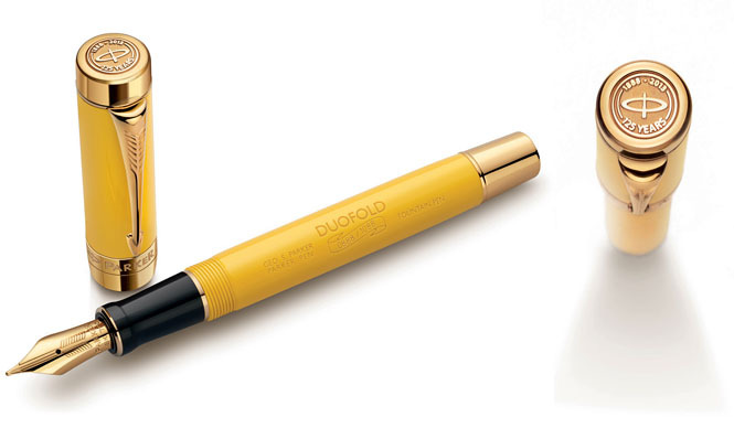 PARKER｜1927年発売の傑作「デュオフォールド マンダリンイエロー」が復刻