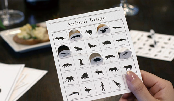 CEMENT PRODUCE DESIGN｜今度のビンゴゲームには数字を動物に置き換えた「Animal Bingo」