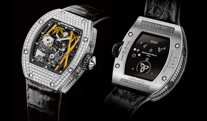 RICHARD MILLE│パンダをリシャール・ミルがジュエリーで表現