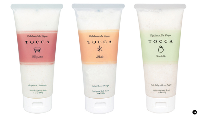 TOCCA|3つの香りの贅沢なシュガースクラブ