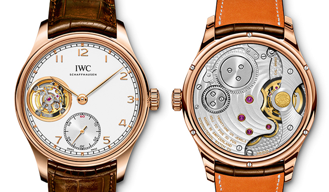 IWC|華麗なるポルトギーゼの「トゥールビヨン・ハンドワインド」