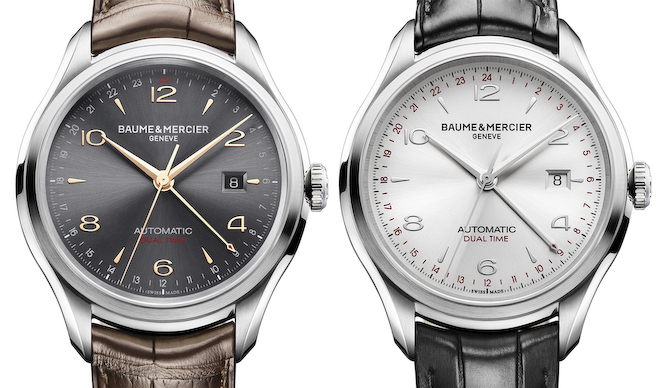 Baume & Mercier｜異なるふたつの時間を表示する「クリフトン GMT」