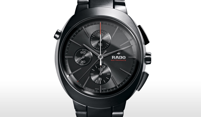 RADO│マットブラックの限定クロノグラフ
