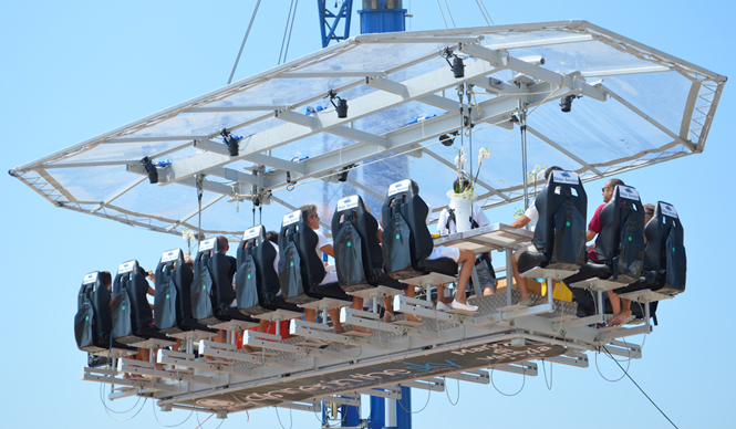 EAT｜水の都ベネチアを見渡す上空50メートルでのディナー