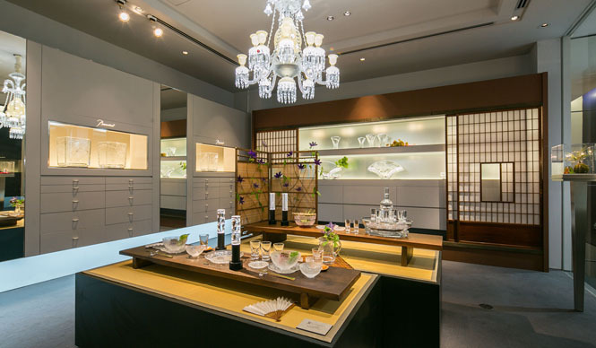 Baccarat|バカラショップ 丸の内で「バカラと暮らす四季」開催中